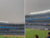 Canadian wildfires cause eerie haze over Yankee Stadium in New