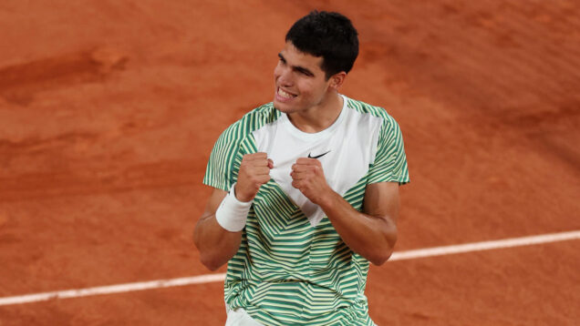 Carlos Alcaraz stomps Stefanos Tsitsipas, will face Novak Djokovic in