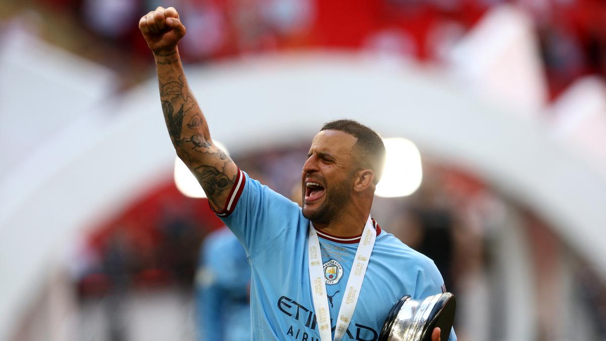 Champions League: Kyle Walker misses training session due to back problem