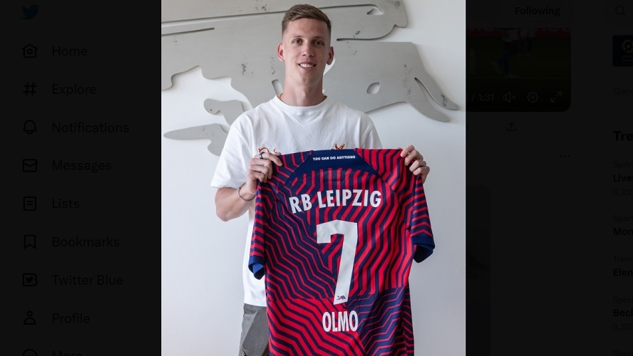 Dani Olmo signs new RB Leipzig contract to end transfer speculation