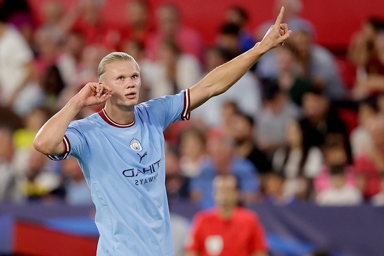 Manchester City star Erling Haaland speaks on prospect of winning historic treble (Video)