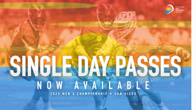 Single-day passes on sale for 2023 World Lacrosse Men’s Championship