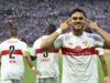 Stuttgart hammers 10-man Hamburg to take relegation playoff advantage