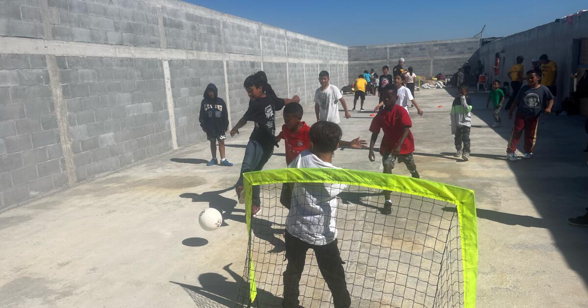 Humanitarian groups using soccer to help children at the border