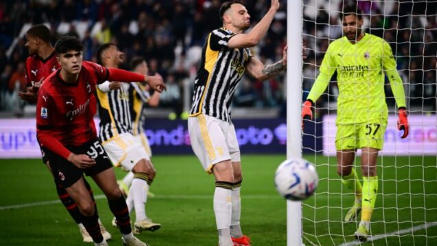 Depleted Milan hold Juve to close in on Champions League
