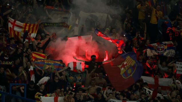 FC Barcelona fined by UEFA for fans making Nazi salutes,