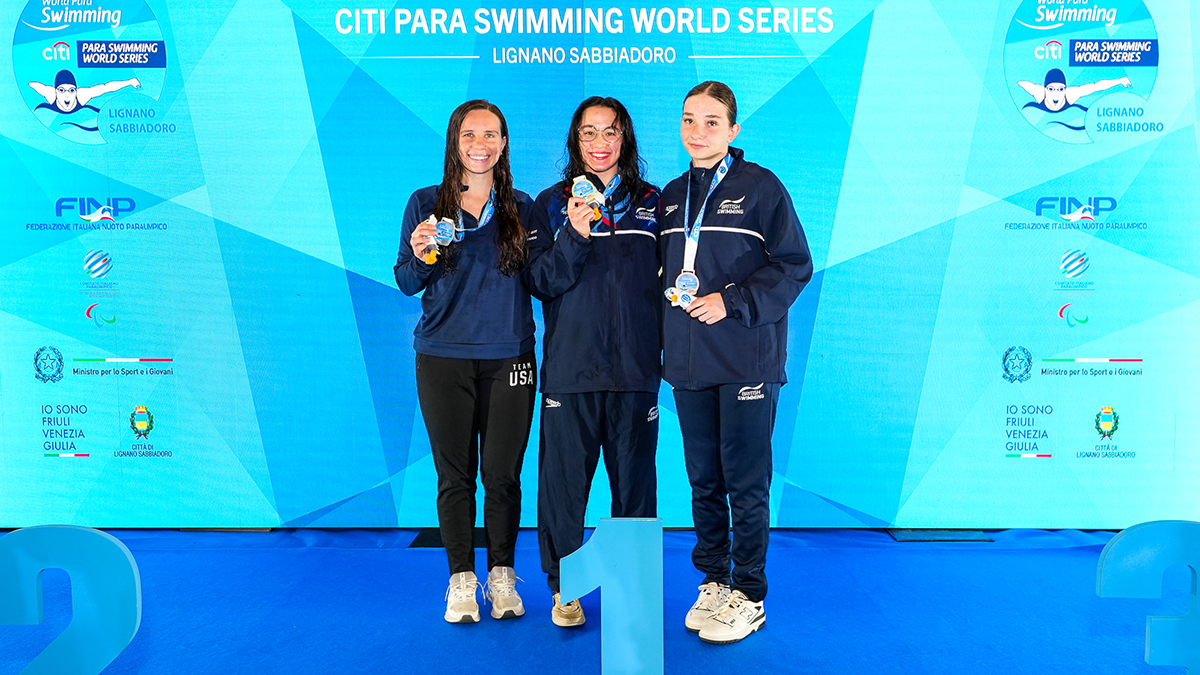 Great Britain win six golds at Para Swimming World Series in Italy