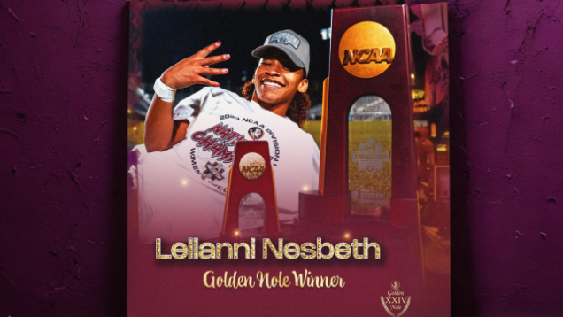 LeiLanni Nesbeth Receives Golden Nole Award