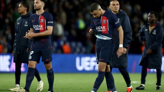 Mbappe and PSG face fight to keep Champions League dream