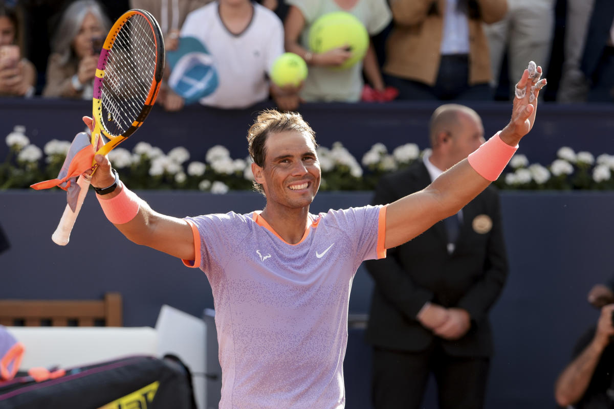 Rafael Nadal wins first clay court match in 681 days, defeating Flavio Cobolli in Barcelona