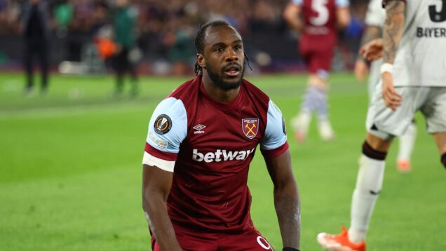 West Ham’s Antonio hits out at officials after Europa League